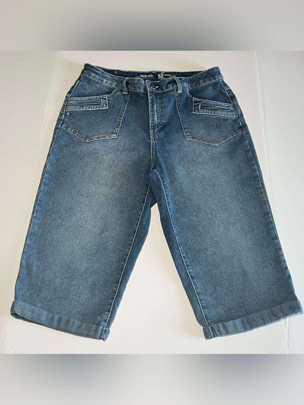 Style & Co. Women's Blue Denim Shorts
